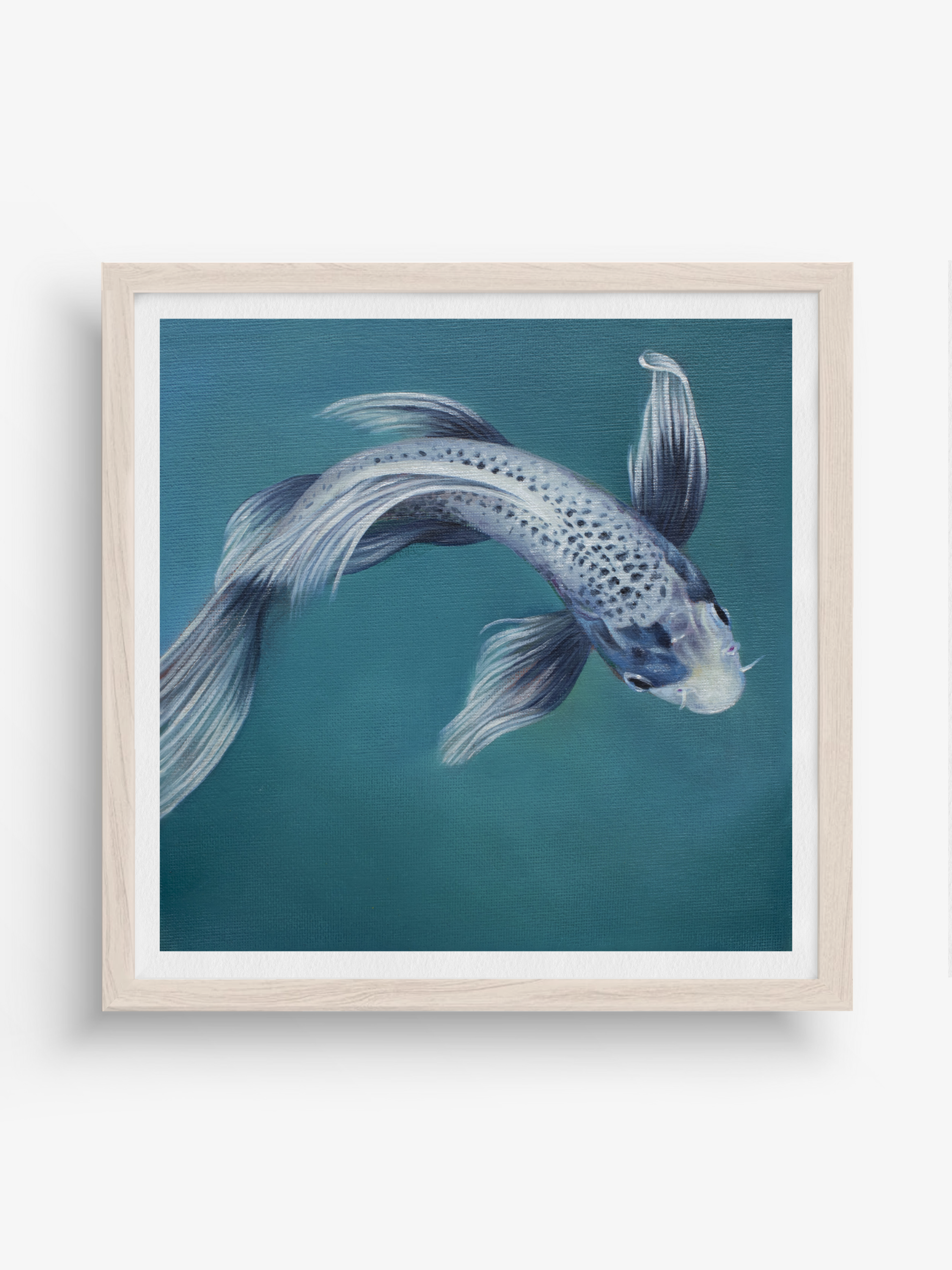 "Koi Fish (Left)" Fine Art Print