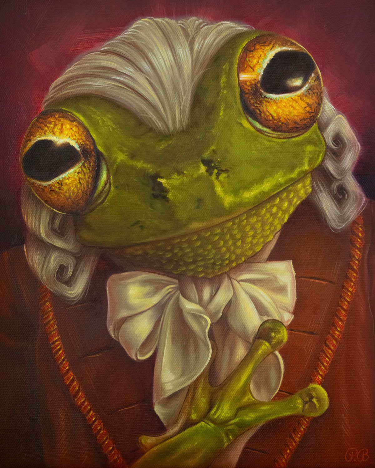 "Mr Frog Footman" Fine Art Print