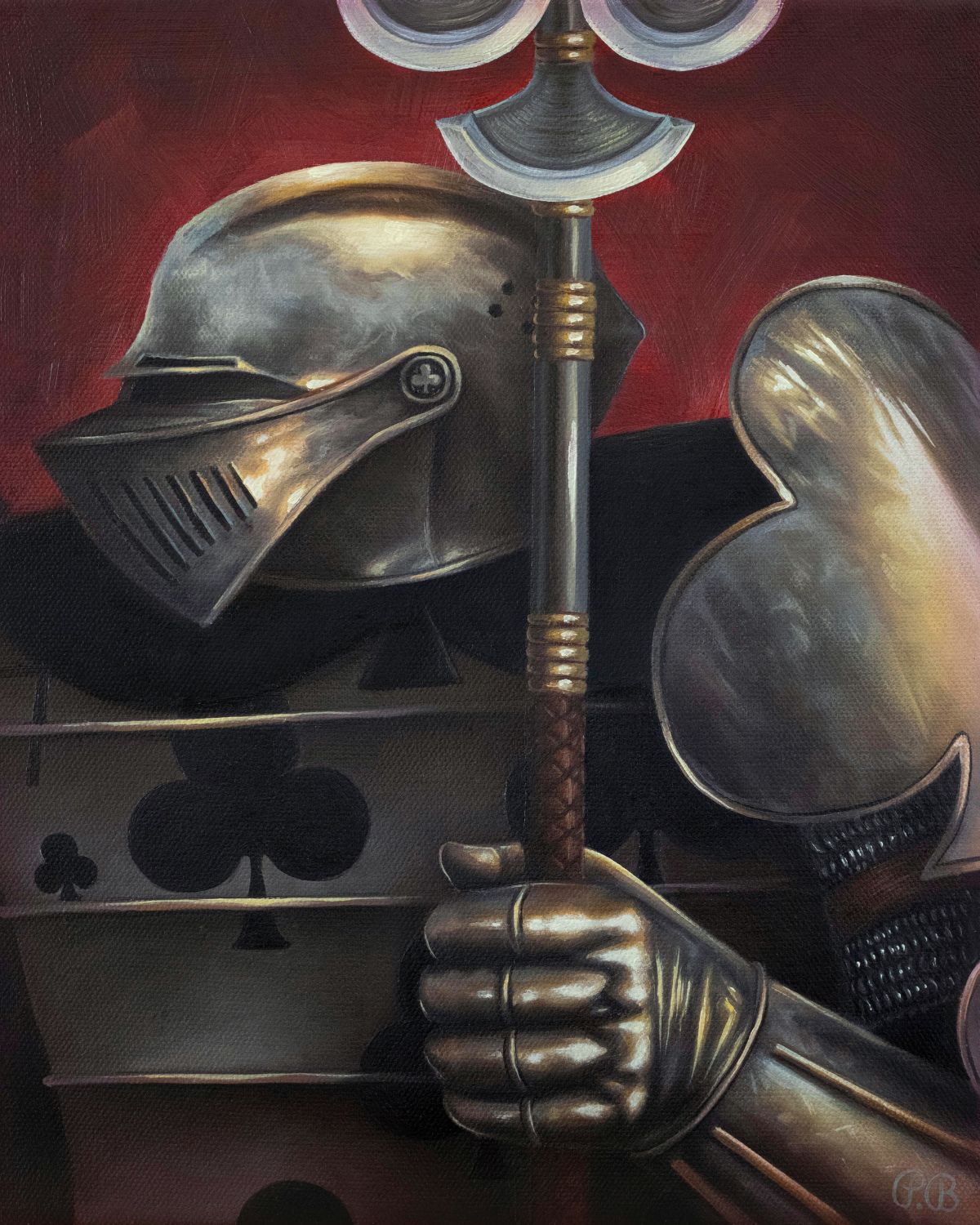 "Clubs Soldier" Fine Art Print