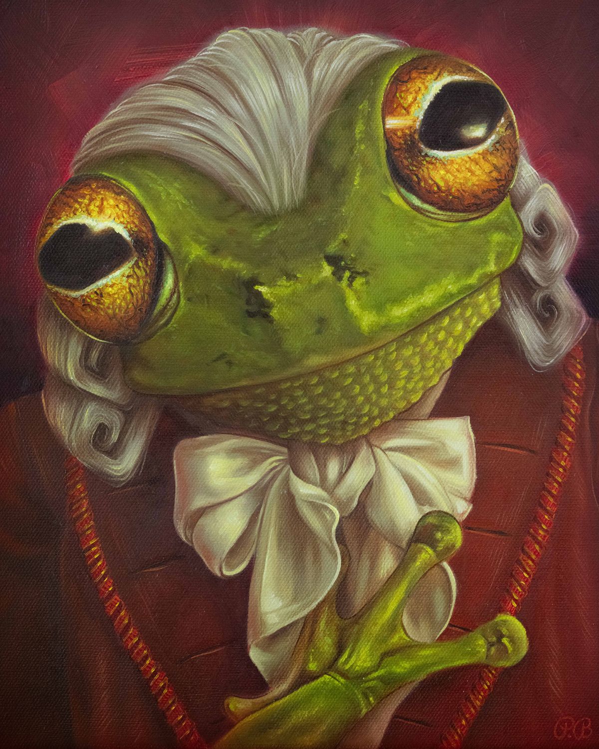 "Mr. Frog Footman" Fine Art Print