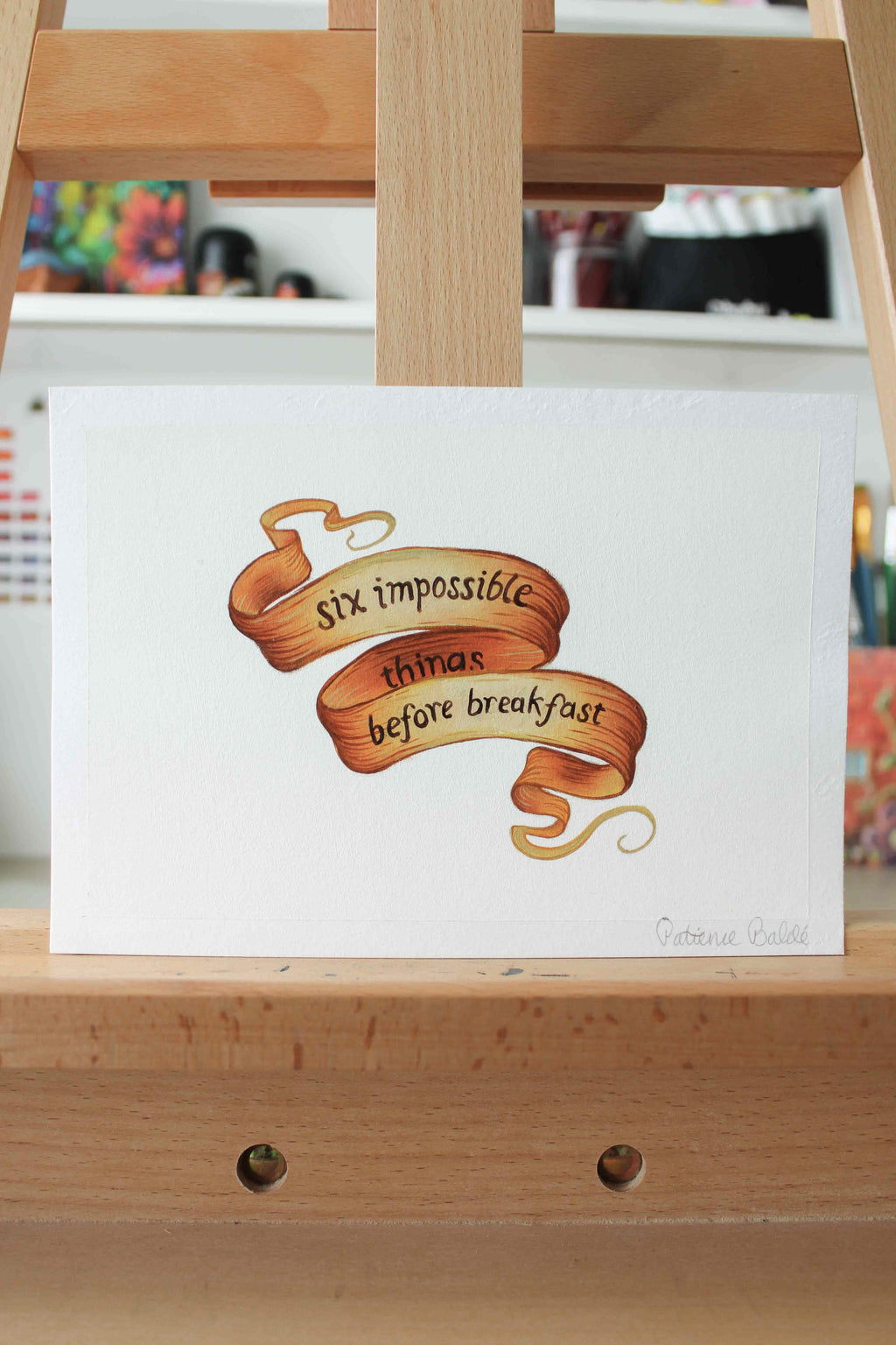 "Six Impossible Things Before Breakfast" Original