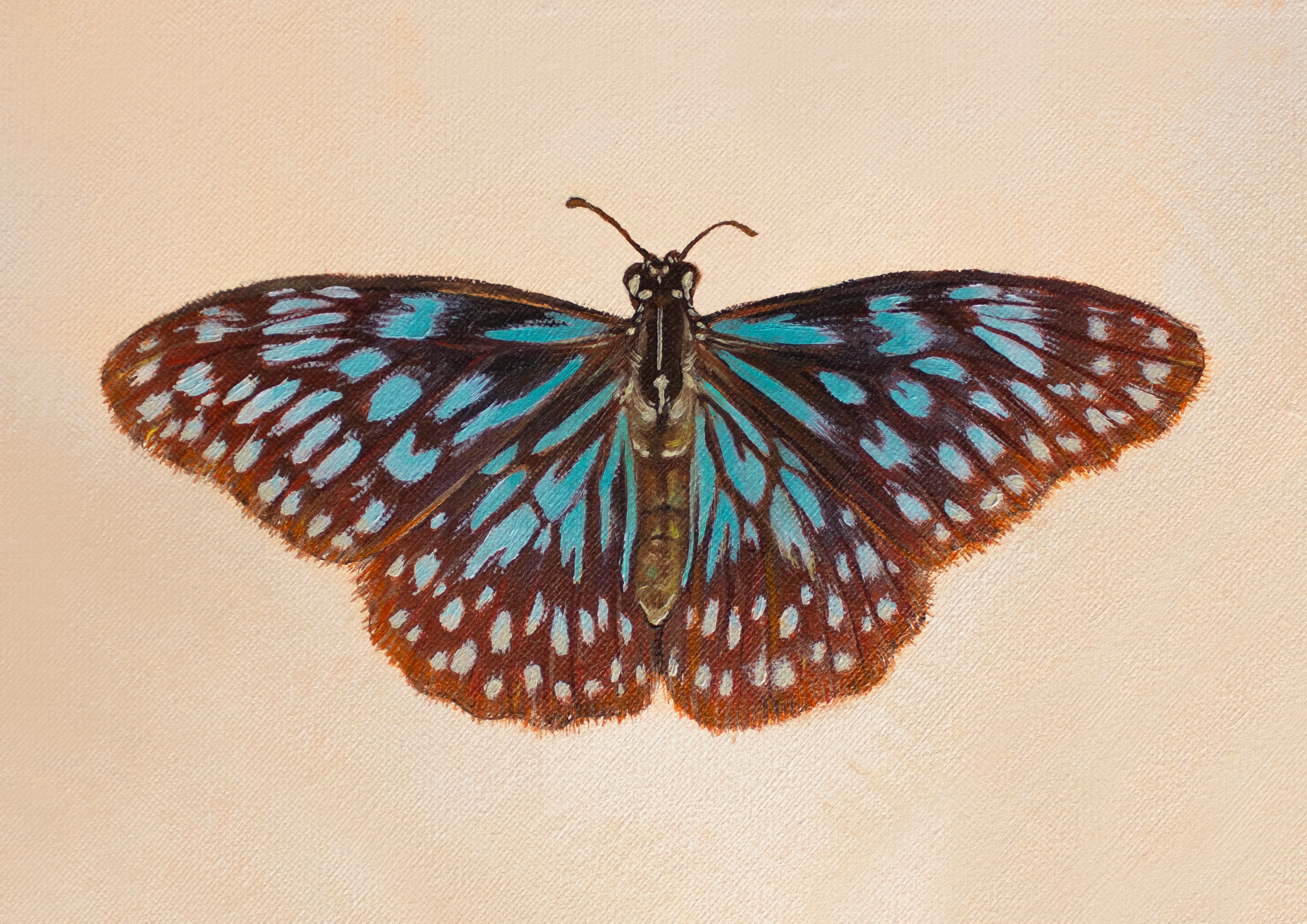 "Blue Tiger" - Fine Art Print
